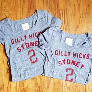 Gilly Hicks Grey Tees